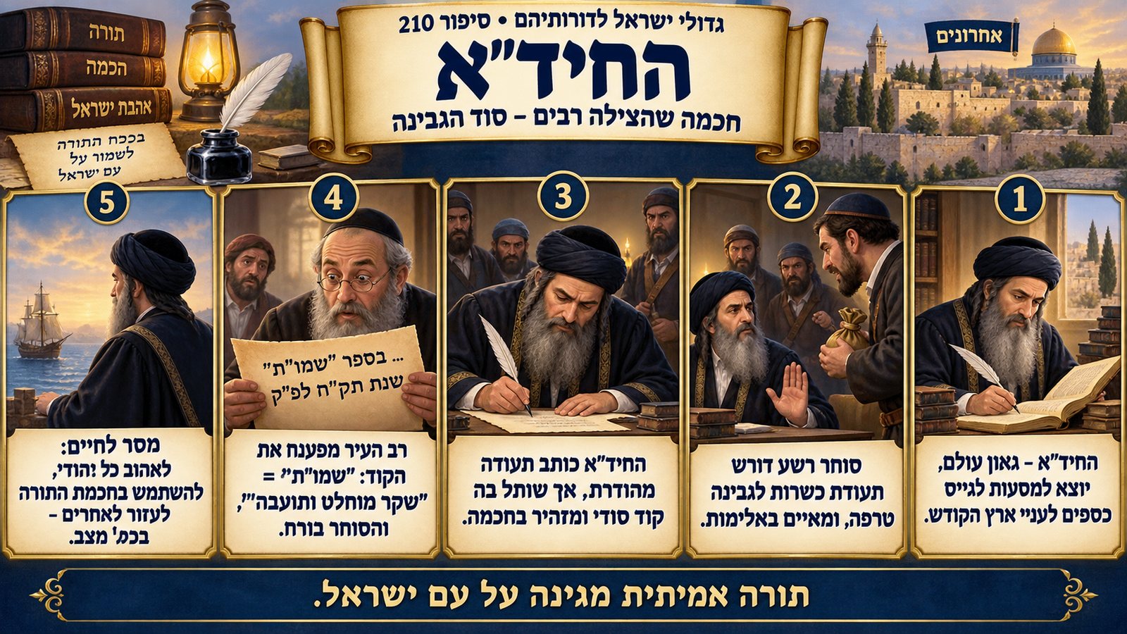 תמונת סיכום — אחרונים: החיד"א